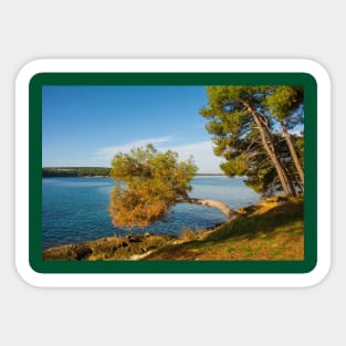 Medulin Coast in Istria, Croatia Sticker